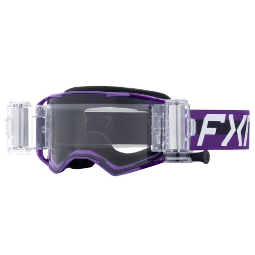 FXR Purple Roll-Off Goggle 26 (OS)