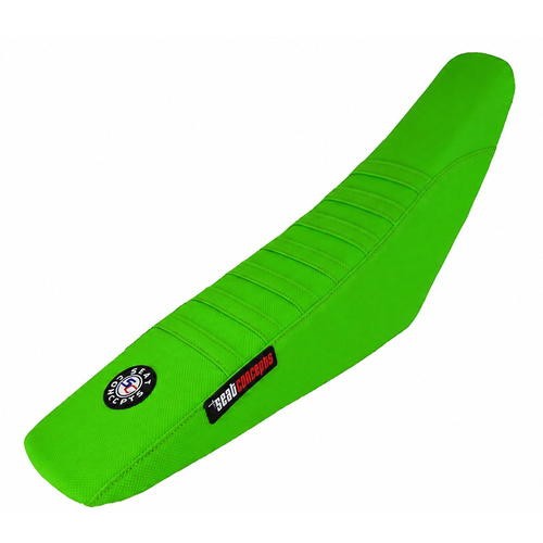 Seat Concepts Kawasaki KX 250 X 2021-2026 Green/Green Ribs Seat Cover Race 2.0
