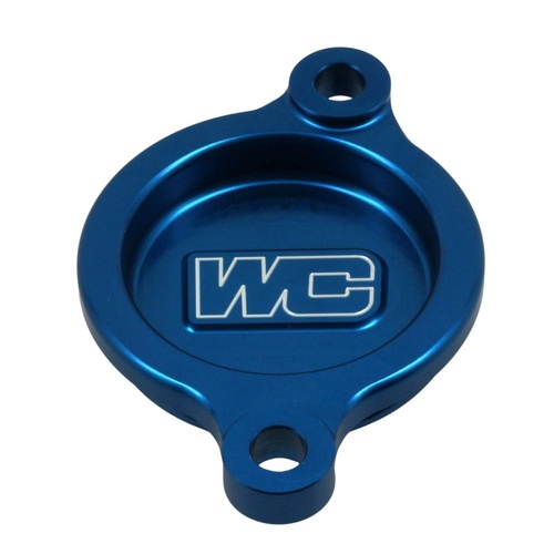 Works Connection Honda CRF 450 RX 2017-2025 Blue Oil Filter Cover