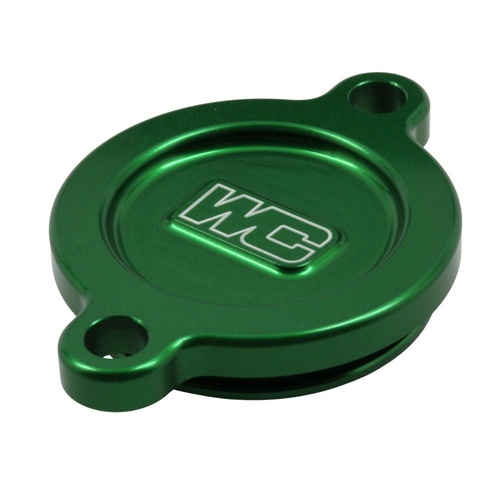 Works Connection Kawasaki KX 250 F 2005-2016 Green Oil Filter Cover