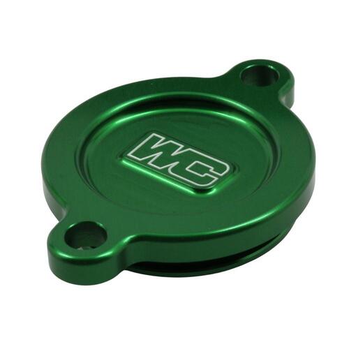 Works Connection Kawasaki Green Oil Filter Cover KX 250 F 2017-2024