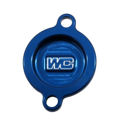 Works Connection Gas Gas MC 350 F 2022-2025 Blue Oil Filter Cover