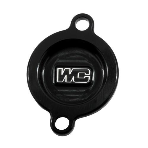 Works Connection Gas Gas Black Oil Filter Cover MC 350 F 2022-2024