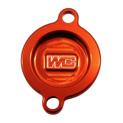 Works Connection Gas Gas MC 350 F 2022-2025 Orange Oil Filter Cover