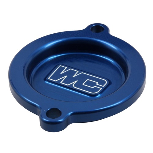 Works Connection Husqvarna FE 501 2014-2016 Blue Oil Filter Cover