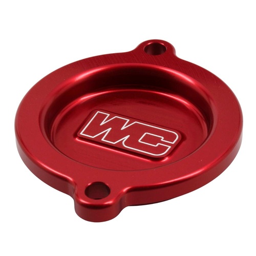 Works Connection Husqvarna FE 450 2016 Red Oil Filter Cover