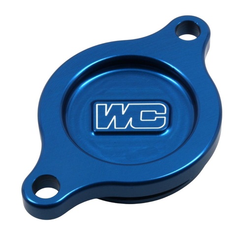 Works Connection Suzuki RM-Z 250 2007-2025 Blue Oil Filter Cover
