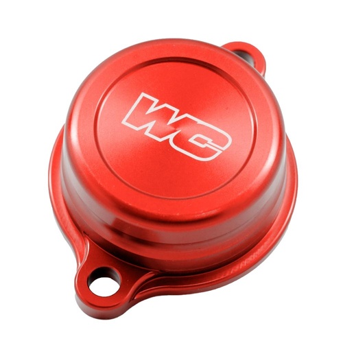 Works Connection Yamaha YZ 450 FX 2024-2025 Red Oil Filter Cover