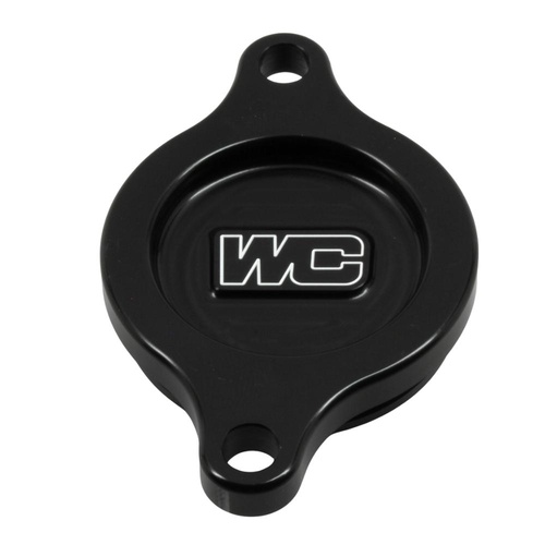 Works Connection Suzuki RM-Z 450 2005-2025 Black Oil Filter Cover