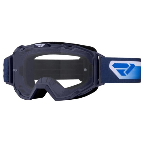 FXR Navy/White Maverik Prime MX Goggle (OS)