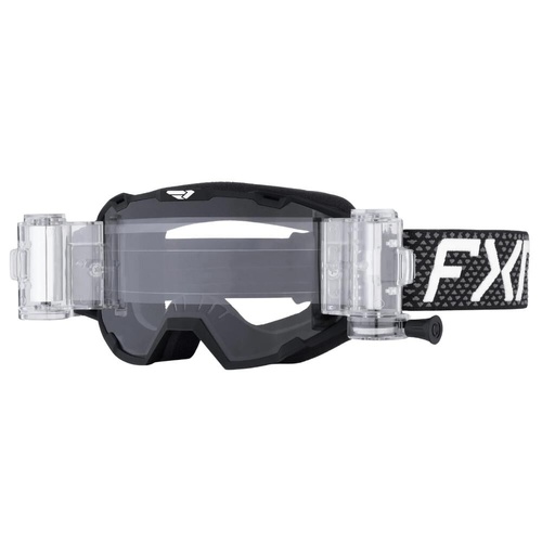 FXR Black/White Maverik Prime R-Off Goggle (OS)