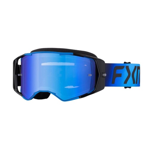 FXR Blue/Black Factory Ride MX Goggle (OS)