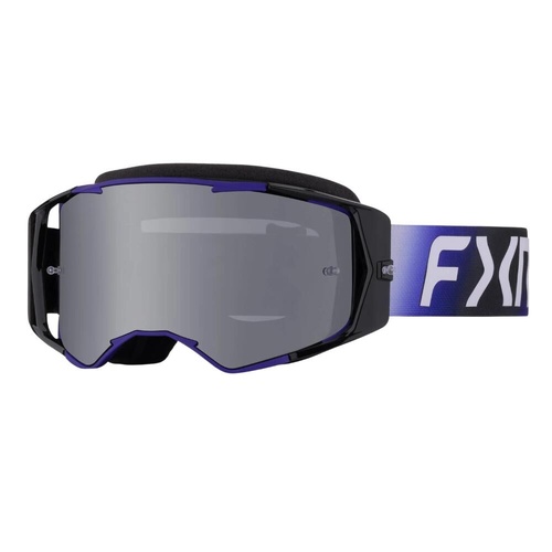 FXR Purple/Grey Factory Ride MX Goggle (OS)