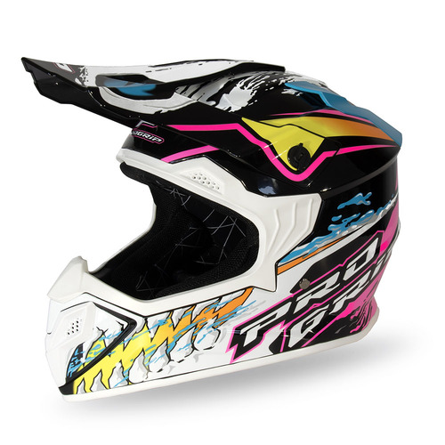 Progrip 3009 Youth Turquoise/Fuchsia Helmet