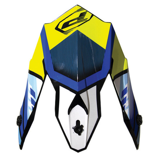 Progrip Replacement Blue/Yellow Helmet Peak