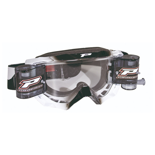 Progrip Venom 3200 Carbon Goggles With Roll Off Lens