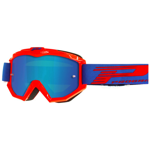 Progrip Atzaki 3201 Fluro Red Goggles With UV Lens