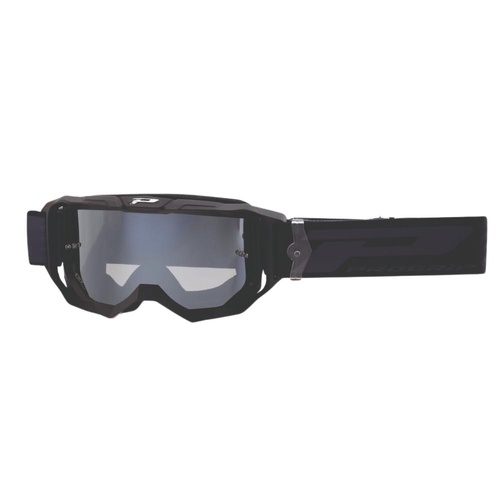 Progrip Vision 3300 Black Goggles with Multilayered Silver Lens