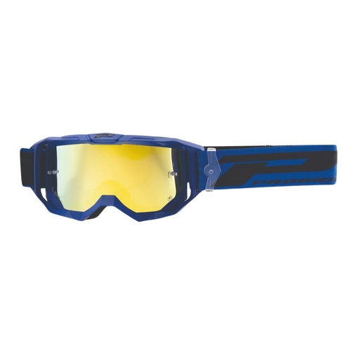 Progrip Vision 3300 Blue Goggles with Multilayered Yellow Lens