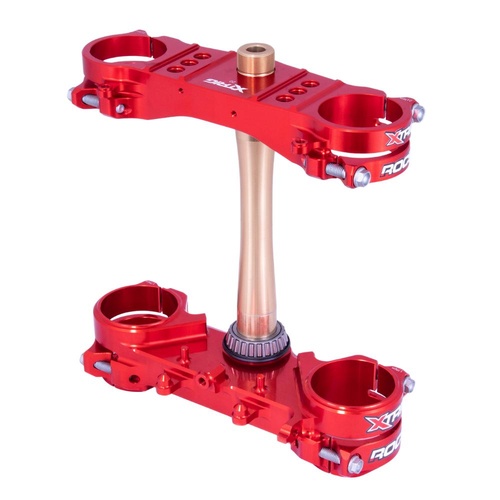 Xtrig Honda CRF 450 R 2013-2020 Red Triple Clamps ROCS Tech Offset 20mm