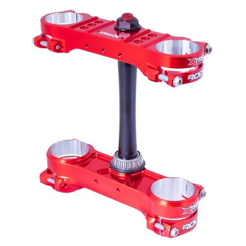 Xtrig Yamaha YZ 450 F 2010-2022 Red Triple Clamps ROCS Pro Offset 18-20mm
