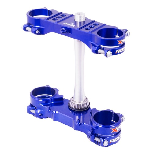 Xtrig Kawasaki KX 450 F 2013-2018 Blue Triple Clamps ROCS Tech Offset 23mm
