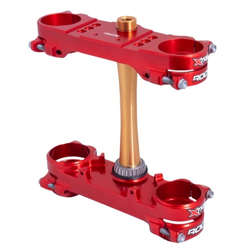 Xtrig Ducati Red Triple Clamps ROCS Tech Offset 20mm