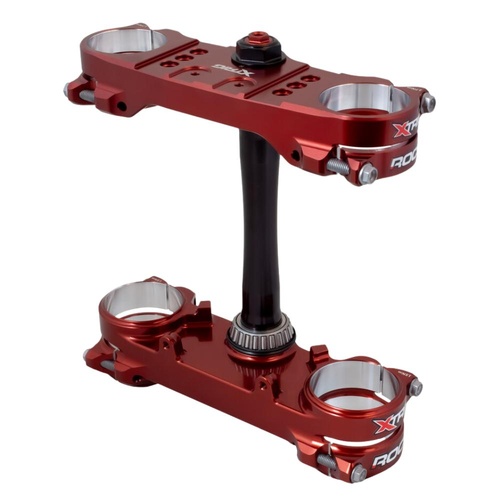 Xtrig Ducati Brown Triple Clamps ROCS Pro Offset 20-22mm