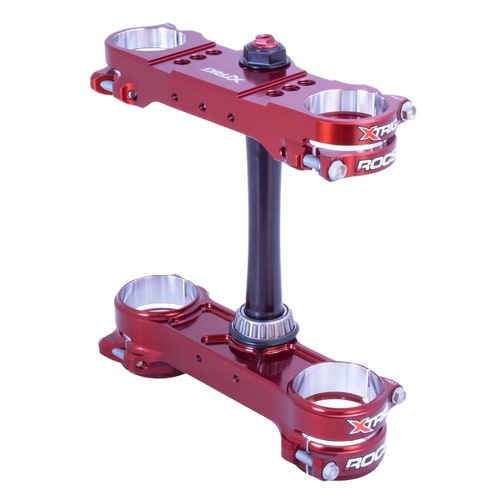 Xtrig Husqvarna TC 125 2023-2026 Brown Triple Clamps ROCS Pro WP48 Offset 20-22mm