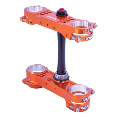 Xtrig Husqvarna FE 350 PRO 2024-2026 Orange Triple Clamps ROCS Pro WP48 Offset 20-22mm