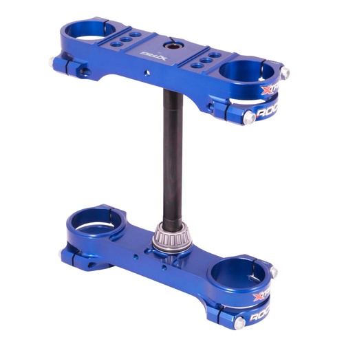 Xtrig Husqvarna Blue Triple Clamps ROCS Tech Offset 14mm