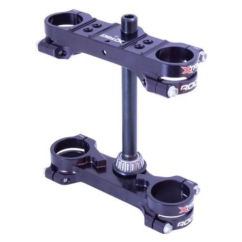 Xtrig Husqvarna TC 65 2024-2025 Black Triple Clamps ROCS Tech Offset 22mm