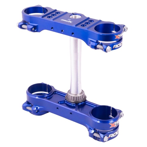 Xtrig KTM 450 XCF-W 2014-2023 Blue Triple Clamps ROCS Tech Offset 22mm