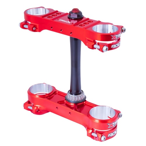 Xtrig Gas Gas Red Triple Clamps ROCS Pro Offset 20-22mm