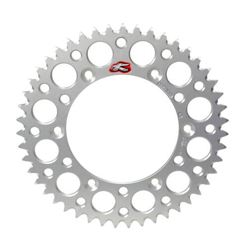 Renthal Husqvarna TC 85 (17/14) 2017-2026 (50T) Silver Ultralight Grooved Dirt Rear Sprocket