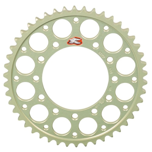 Renthal Hard Anodised Ultralight Rear Sprocket (46T) (477U-525-46P-HA)