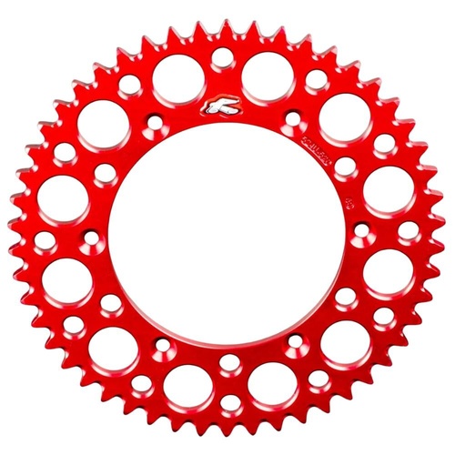Renthal Red Ultralight Rear Sprocket (48T) (524U-520-48GRRD)