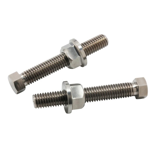 Works Connection Kawasaki KX 250 2004-2007 Titanium Axle Adjuster Bolts (Jap)