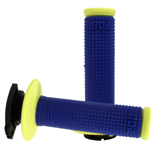 Progrip 708 Lock On Blue/Yellow MX / Enduro Grips