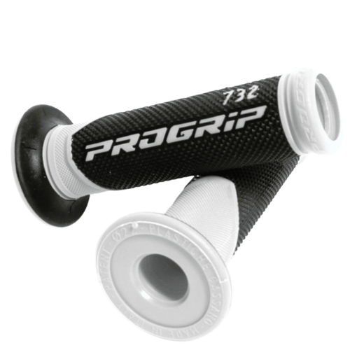 Progrip Fluro White Dual Density 732 Open End Grips