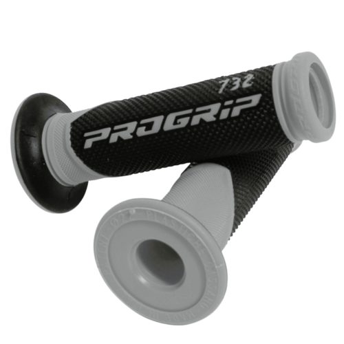 Progrip Grey Dual Density 732 Open End Grips