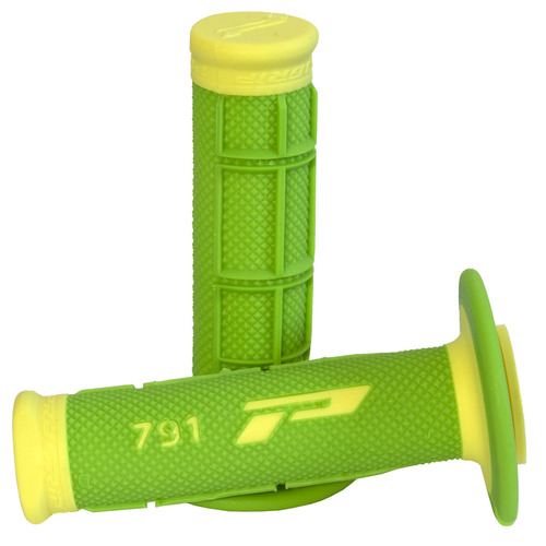 Progrip Neon Yellow/Neon Green Dual Density 791 Half Waffle Grip