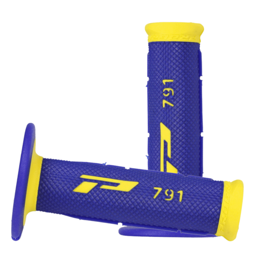 Progrip Blue/Yellow Dual Density 791 Half Waffle Grip