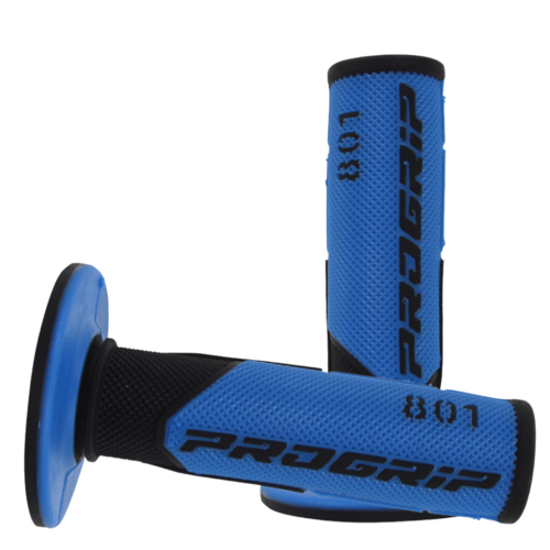 Progrip Black / Light Blue Dual Density 801 Half Waffle Grip