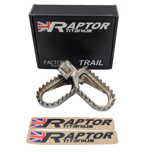 Raptor Titanium KTM 890 ADVENTURE 2024-2026 Adventure Trail Top Footpegs (Standard)
