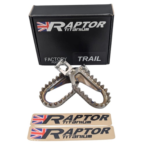 Raptor Titanium Triumph SCRAMBLER 1200 X 2024-2026 Adventure Trail Top Footpegs (Standard)