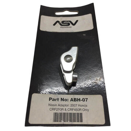 ASV Honda Nissin Brake Lever Adaptor CRF 450 R 2007