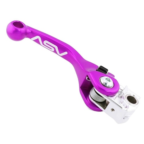 ASV Yamaha YZ 125 X 2020-2026 Purple F4 Shorty Off Road Brake Lever