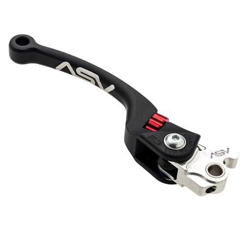 ASV Honda TRX 700 XX 2008-2009 Black C6 Shorty Off Road Brake Lever