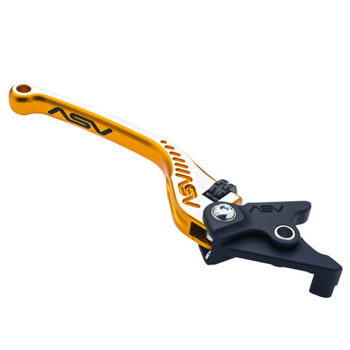 ASV Aprilia Gold Bicolore C5 Long Brake Lever - TUONO V4 2012-2016